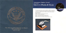 Awards booklet from the 19th annual Wernher von Braun Memorial Dinner of the National Space Club, Huntsville, AL chapter.