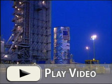 Pre-launch preparation of the GP-B spacecraft & Boeing Delta II Rocket at Vandenberg AFB, CA