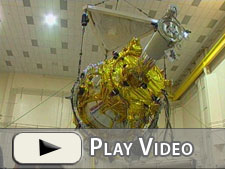 Moving the complete GP-B spacecraft to the Thermal Vacuum Test Chamber at Lockheed Martin