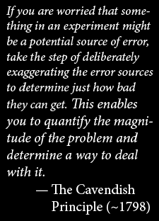 Cavendish principle